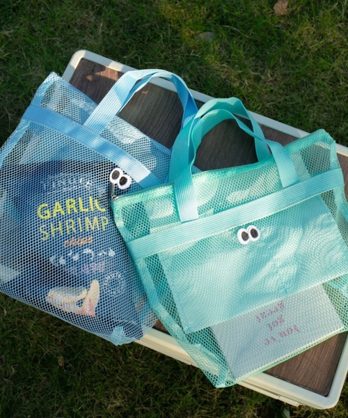 セール】目玉メッシュハンドバッグ（ポーチ）｜pyornim（ピョルニム