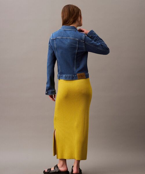 Calvin Klein(カルバン・クライン)の「クラッシックトラッカーデニムジャケット(デニムジャケット・レディース・ブルー・S/M/XS)」の13枚目の写真