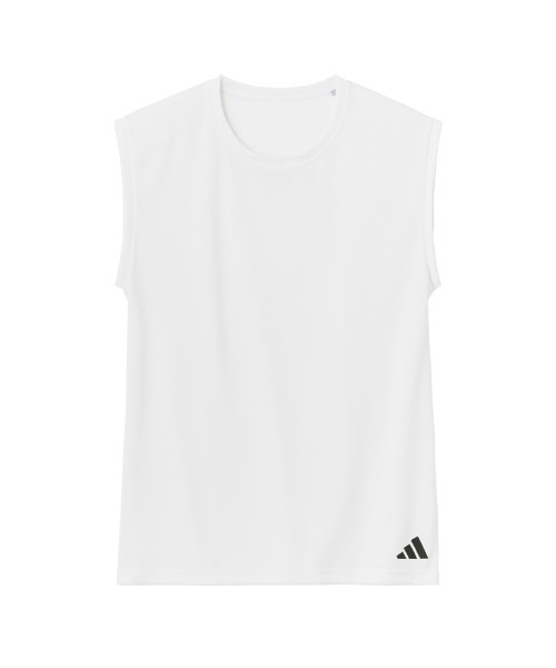 adidas（アディダス）の「adidas/アディダス クルーネックノースリーブ 吸汗速乾 メッシュ（インナーウェア/肌着・メンズ・ブラック/ホワイト/ダークブルー・MEDIUM/LARGE/X-LARGE）」の8枚目の写真