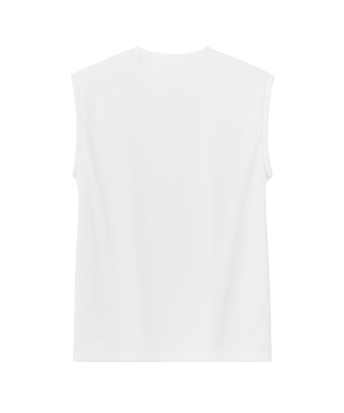 adidas（アディダス）の「adidas/アディダス クルーネックノースリーブ 吸汗速乾 メッシュ（インナーウェア/肌着・メンズ・ブラック/ホワイト/ダークブルー・MEDIUM/LARGE/X-LARGE）」の9枚目の写真