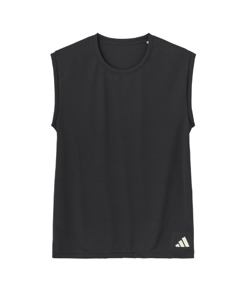 入手困難☆アディダス 2XLサイズ タンクトップ メッシュ ベスト 韓国 黒 adidas/アディダス クルーネックノースリーブ 吸汗速乾 メッシュ