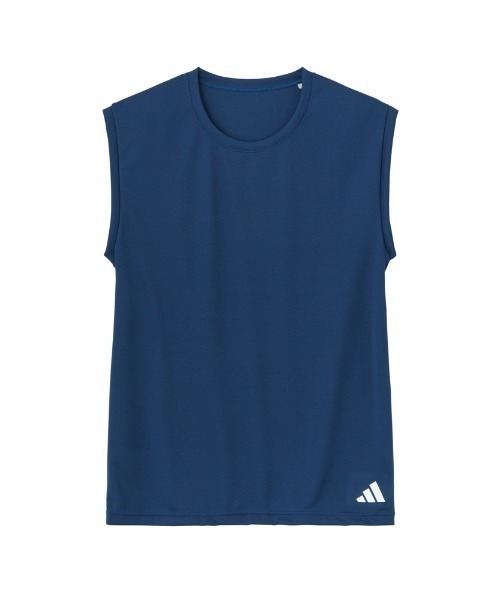 adidas（アディダス）の「adidas/アディダス クルーネックノースリーブ 吸汗速乾 メッシュ（インナーウェア/肌着・メンズ・ブラック/ホワイト/ダークブルー・MEDIUM/LARGE/X-LARGE）」の19枚目の写真