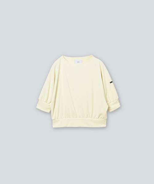 kha:ki(カーキ)の「「KHA:KI / カーキ」 ドルマンスリーブバスクシャツ DOLMAN BASQUE SHIRT(Tシャツ/カットソー・レディース・ブラック/オリーブ/オフホワイト・1)」の22枚目の写真