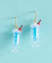 gargle（ガーグル）の「gargle ガーグル：ミニチュアアートシリーズ　クリームソーダ　ピアス（ピアス（両耳用））」