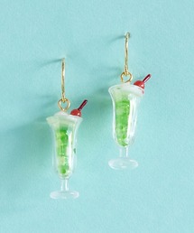 gargle（ガーグル）の「gargle ガーグル：ミニチュアアートシリーズ　クリームソーダ　ピアス（ピアス（両耳用））」