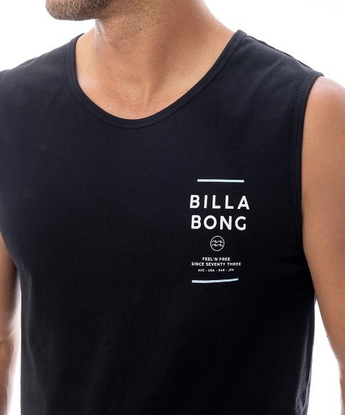BILLABONG(ビラボン)の「BILLABONG メンズ SUNBLOCK タンクトップ 【2025年春夏モデル】/ビラボンロゴバックプリントタンクトップ(タンクトップ・メンズ・ホワイト/ブラック/ブルー系その他・LARGE/MEDIUM/X-LARGE)」の9枚目の写真