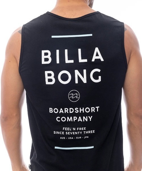 BILLABONG(ビラボン)の「BILLABONG メンズ SUNBLOCK タンクトップ 【2025年春夏モデル】/ビラボンロゴバックプリントタンクトップ(タンクトップ・メンズ・ホワイト/ブラック/ブルー系その他・LARGE/MEDIUM/X-LARGE)」の10枚目の写真
