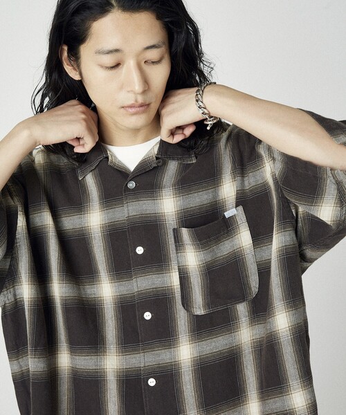 セール】NAUTICA/ノーティカ Bleech Ombre Check S/S Shirts