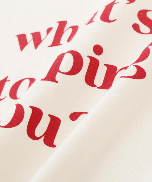 FREE'S MART（フリーズマート）の「◆レトロロゴリンガーTシャツ（Tシャツ/カットソー・レディース・ホワイト/ホワイト系その他/ブルー・FREE）」の4枚目の写真