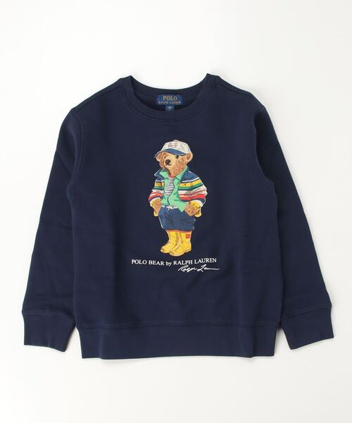 POLORalph Laurenラバープリントシグチャーポロベア刺繍スウェット POLORalph Laurenラバープリントシグチャーポロベア刺繍スウェット