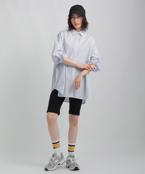 GEORGE'S(ジョージズ)の「BIGシャツ(シャツ/ブラウス・レディース・オフホワイト/サックスブルー系/ピンク/ブルー系・FREE)」の12枚目の写真