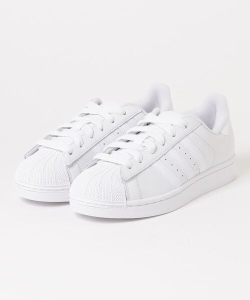 adidas(アディダス)の「adidas/アディダス Originalsスーパースター II スニーカー(スニーカー・メンズ・ホワイト×ブラック/ブラック/オフホワイト/ブルー/ホワイト/グリーン/レッド/オレンジ・24cm/24.5cm/26cm/27cm/28cm/23cm)」の3枚目の写真