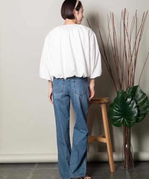 lodie(ロディ)の「バルーンシルエット ショートジップブルソン(ブルゾン・レディース・ブルー/オフホワイト/ブラック・FREE)」の22枚目の写真