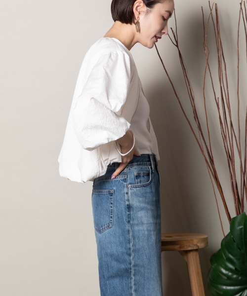 lodie(ロディ)の「バルーンシルエット ショートジップブルソン(ブルゾン・レディース・ブルー/オフホワイト/ブラック・FREE)」の20枚目の写真