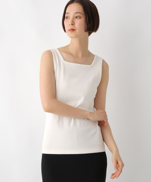 LEPSIM(レプシィム)の「多機能リブタンク 286166(タンクトップ・レディース・マルチ/ブラック/オフホワイト/レッド・FREE)」の7枚目の写真