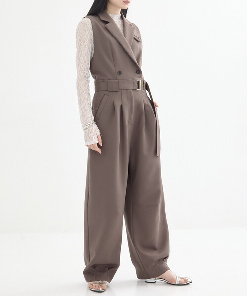 テーラーカラーコクーンロンパース　UNITED TOKYO 完売間近！】テーラーカラーコクーンロンパース｜抗ピリング