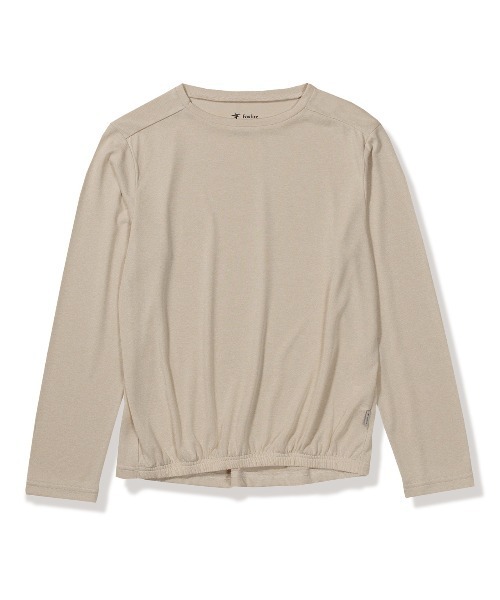Foxfire(フォックスファイヤー)の「SCメランジコクーンクルー(Tシャツ/カットソー・レディース・アイボリー/ライトグリーン/ネイビー・S/M/L)」の1枚目の写真