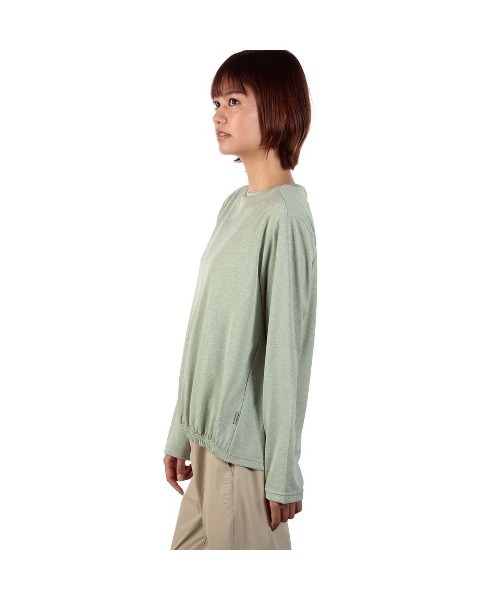 Foxfire(フォックスファイヤー)の「SCメランジコクーンクルー(Tシャツ/カットソー・レディース・アイボリー/ライトグリーン/ネイビー・S/M/L)」の6枚目の写真