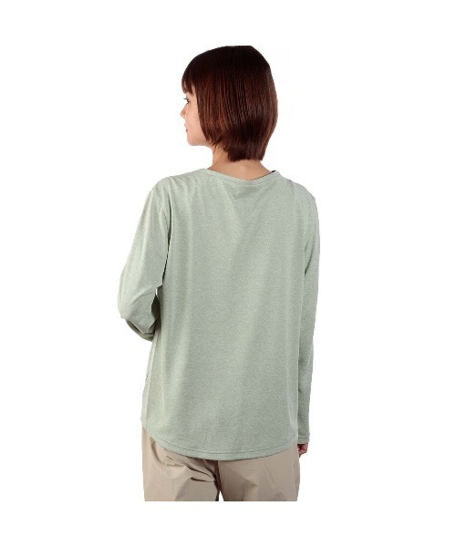 Foxfire(フォックスファイヤー)の「SCメランジコクーンクルー(Tシャツ/カットソー・レディース・アイボリー/ライトグリーン/ネイビー・S/M/L)」の5枚目の写真