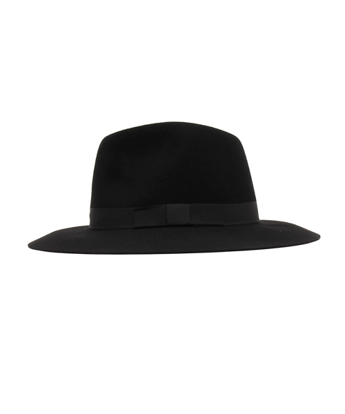 ikka（イッカ）の「ツバ広フェルトHAT   （ハット・レディース・キャメル/ブラック・FREE）」の3枚目の写真