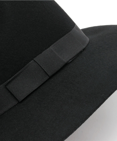 ikka（イッカ）の「ツバ広フェルトHAT   （ハット・レディース・キャメル/ブラック・FREE）」の7枚目の写真