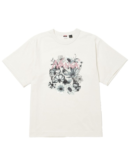 SATUR 植物グラフィック Tシャツ ホワイト SATUR 植物グラフィック Tシャツ ホワイト - メルカリ