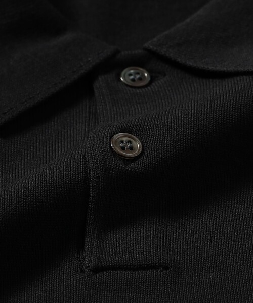International Gallery BEAMS（インターナショナルギャラリービームス）の「【別注】SLOANE / コットン ニット ポロシャツ（ポロシャツ・メンズ・ブラック/ブルー系その他2・3/4/5）」の11枚目の写真