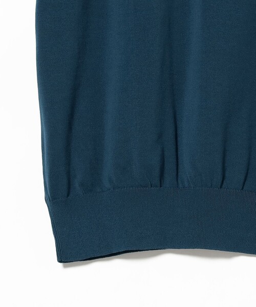 International Gallery BEAMS（インターナショナルギャラリービームス）の「【別注】SLOANE / コットン ニット ポロシャツ（ポロシャツ・メンズ・ブラック/ブルー系その他2・3/4/5）」の15枚目の写真