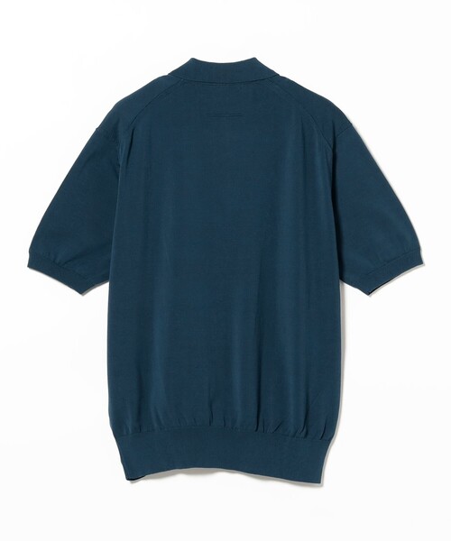 International Gallery BEAMS（インターナショナルギャラリービームス）の「【別注】SLOANE / コットン ニット ポロシャツ（ポロシャツ・メンズ・ブラック/ブルー系その他2・3/4/5）」の16枚目の写真