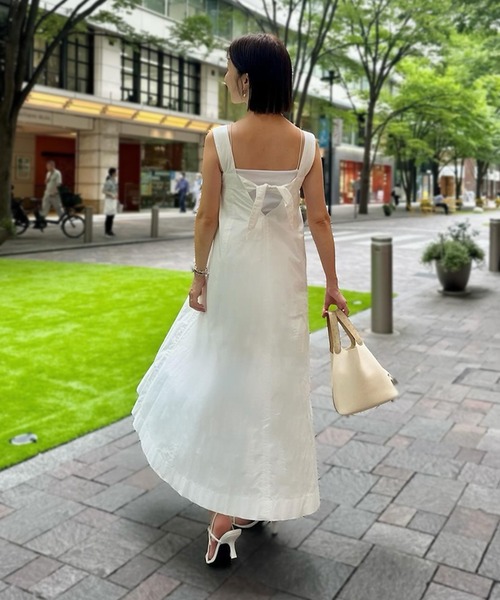 ST.ROONEY(セントルーニー)の「ポケットフレアドレス【低身長・小柄女性向け】(ワンピース・レディース・ストライプ/ブラック/ホワイト・XS)」の20枚目の写真