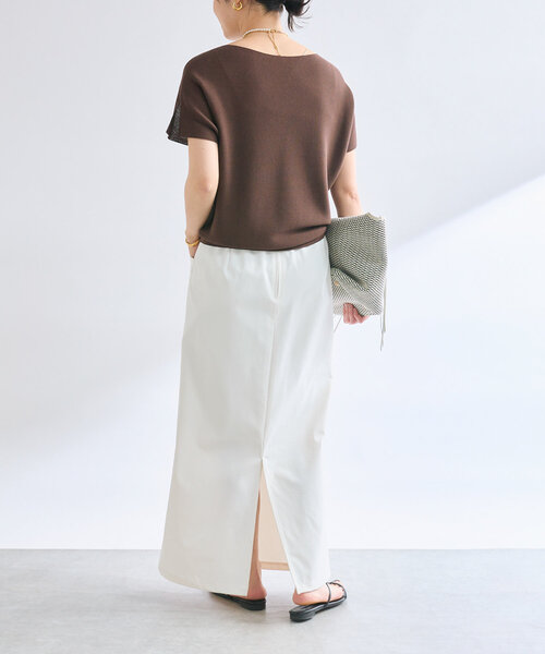 セール】【女性らしく着れる】スリットフレンチニット（ニット