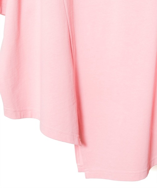 OSMOSIS（オズモーシス）の「アシンメトリーTシャツ（Tシャツ/カットソー・レディース・ブラック/ピンク/ホワイト・ONE SIZE）」の20枚目の写真