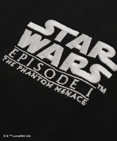 STAR WARS(スターウォーズ)の「〈スター・ウォーズ Episode I〉バックプリント 半袖Tシャツ(Tシャツ/カットソー・メンズ・ブラック・S/M/L)」の6枚目の写真