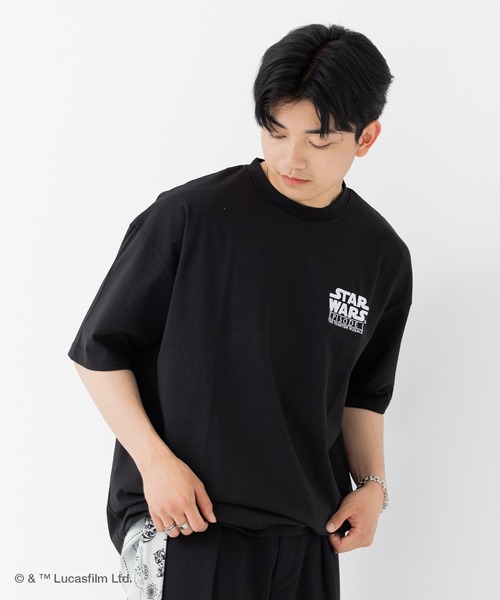 STAR WARS(スターウォーズ)の「〈スター・ウォーズ Episode I〉バックプリント 半袖Tシャツ(Tシャツ/カットソー・メンズ・ブラック・S/M/L)」の12枚目の写真