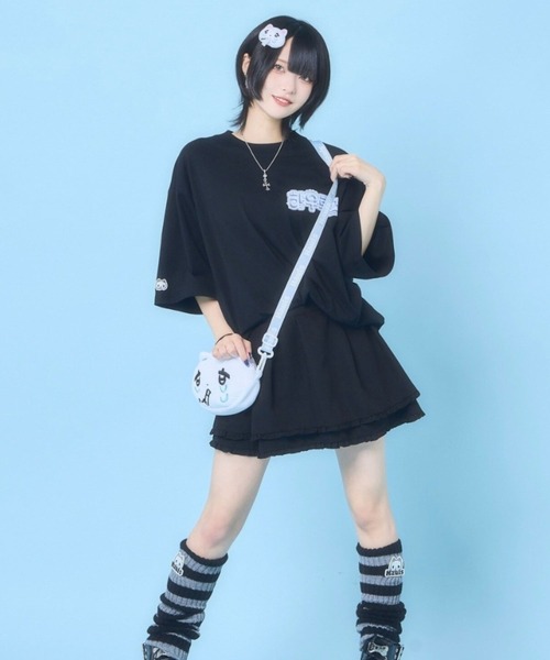 Hauls（ハウルズ）の「ヤニ吉ぬいショルダーバック（ショルダーバッグ・レディース・ホワイト・F）」の2枚目の写真