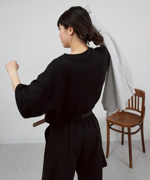 gossara(ゴサラ)の「プリントロゴTシャツ(Tシャツ/カットソー・レディース・グレー/ホワイト/ブラック・FREE)」の18枚目の写真
