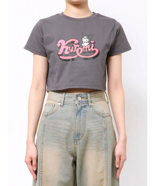 MURUA(ムルーア)の「【メロクロコラボ】クロップドTシャツ(Tシャツ/カットソー・レディース・ブラック/ホワイト・FREE)」の21枚目の写真