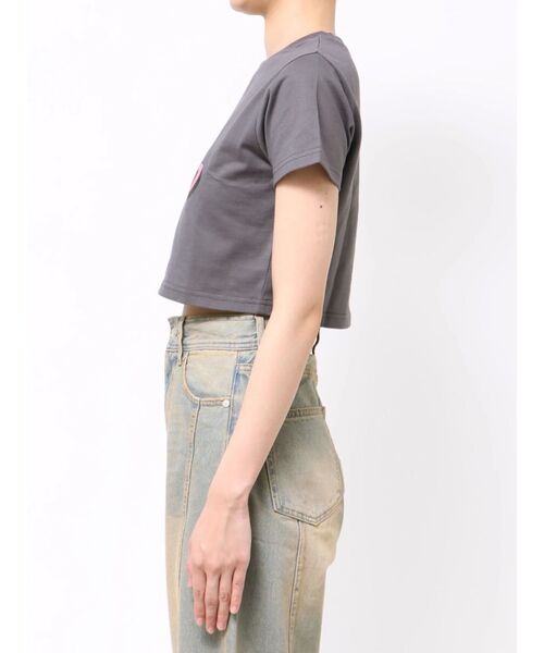 MURUA(ムルーア)の「【メロクロコラボ】クロップドTシャツ(Tシャツ/カットソー・レディース・ブラック/ホワイト・FREE)」の22枚目の写真