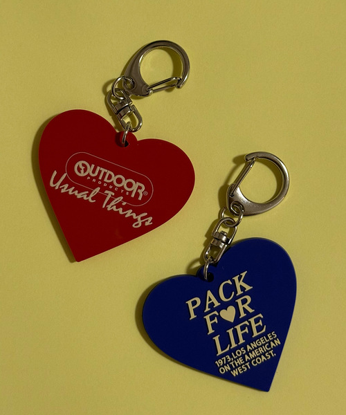 everyone rubber keychain Heart 2個セット everyone rubber keychain Heart ホワイト - メルカリ