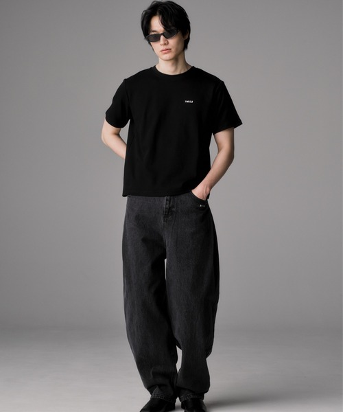 THE CLE(ザクレ)の「BUGGY BALLOON DENIM / バギーバルーンデニム【バギー】【バルーン】 ワイドデニム デニムパンツ ジーンズ メンズ(デニムパンツ・メンズ・ブラック・SMALL/MEDIUM/LARGE)」の10枚目の写真
