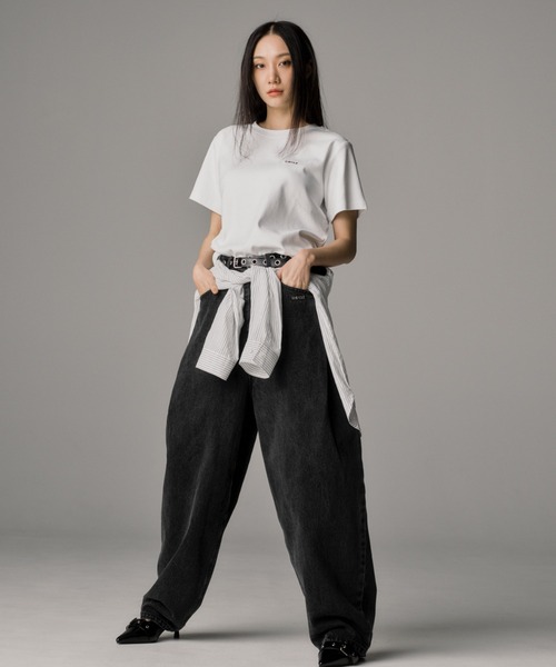 THE CLE(ザクレ)の「BUGGY BALLOON DENIM / バギーバルーンデニム【バギー】【バルーン】 ワイドデニム デニムパンツ ジーンズ メンズ(デニムパンツ・メンズ・ブラック・SMALL/MEDIUM/LARGE)」の7枚目の写真