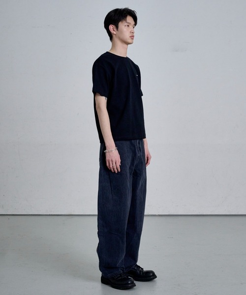 THE CLE(ザクレ)の「BUGGY BALLOON DENIM / バギーバルーンデニム【バギー】【バルーン】 ワイドデニム デニムパンツ ジーンズ メンズ(デニムパンツ・メンズ・ブラック・SMALL/MEDIUM/LARGE)」の15枚目の写真