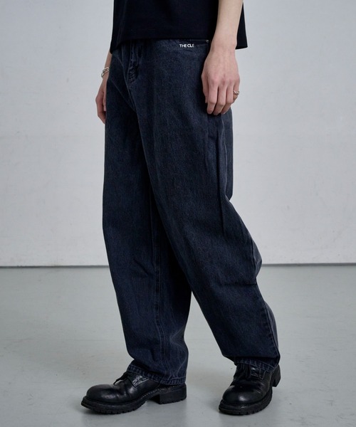 THE CLE(ザクレ)の「BUGGY BALLOON DENIM / バギーバルーンデニム【バギー】【バルーン】 ワイドデニム デニムパンツ ジーンズ メンズ(デニムパンツ・メンズ・ブラック・SMALL/MEDIUM/LARGE)」の19枚目の写真