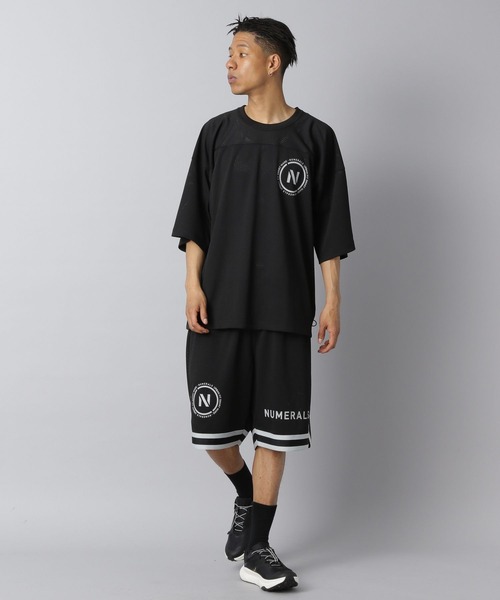 NUMERALS】メッシュフットボールTシャツ（Tシャツ/カットソー