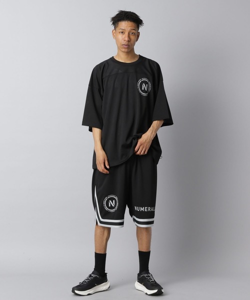 ✴️ネイバーフッド　未使用品　フッドボールシャツ　メッシュ素材　USA製　М ✴️ネイバーフッド 未使用品 フッドボールシャツ メッシュ素材 USA製