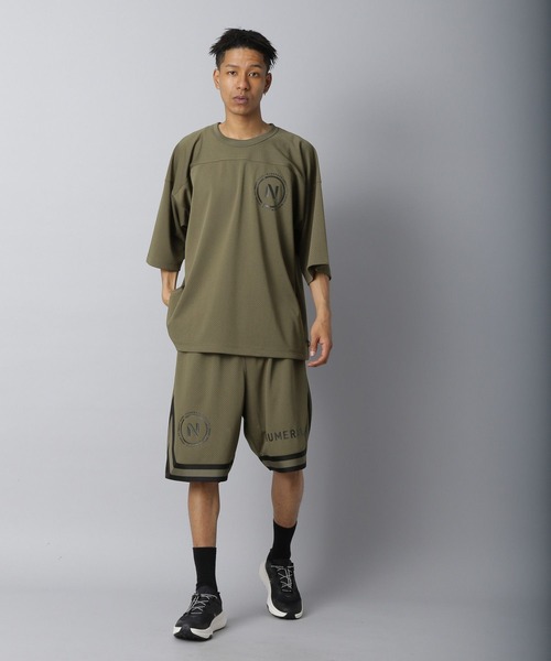 NUMERALS】メッシュフットボールTシャツ（Tシャツ/カットソー