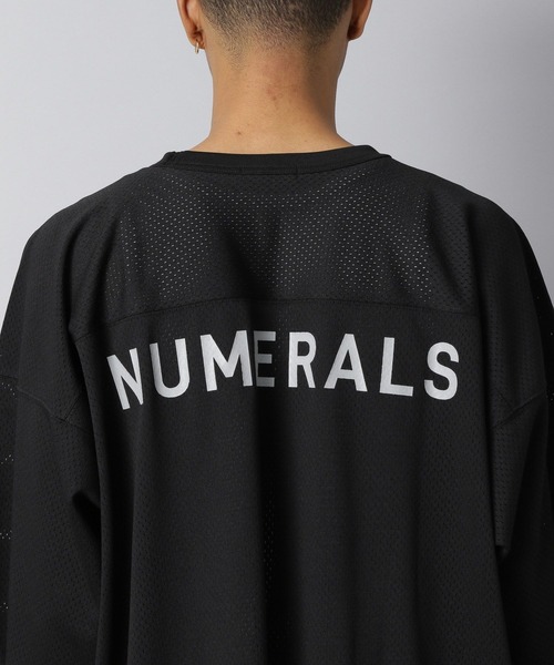 注目 NUMERALS】メッシュフットボールTシャツ（Tシャツ/カットソー ウェア