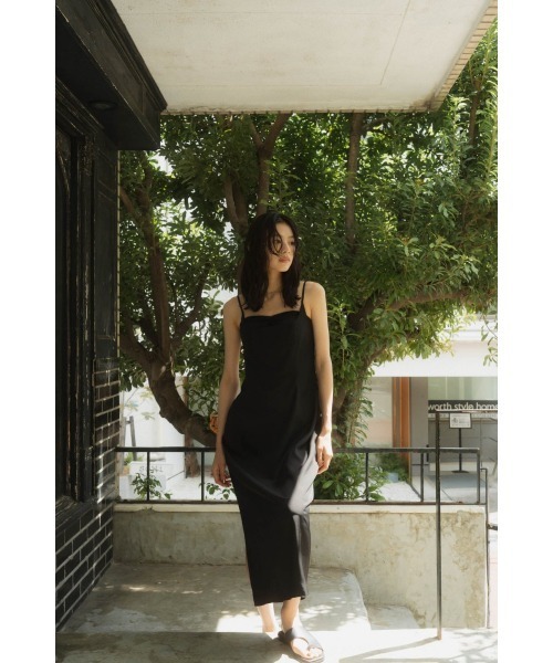 Knuth Marf(クヌースマーフ)の「square neck one piece(ワンピース・レディース・グレー/ブラック・FREE)」の11枚目の写真