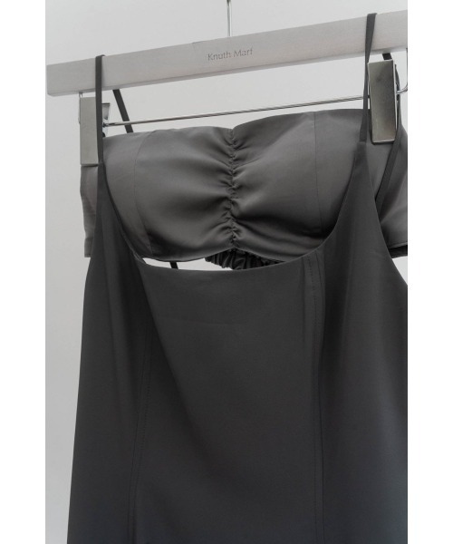 Knuth Marf(クヌースマーフ)の「square neck one piece(ワンピース・レディース・グレー/ブラック・FREE)」の21枚目の写真