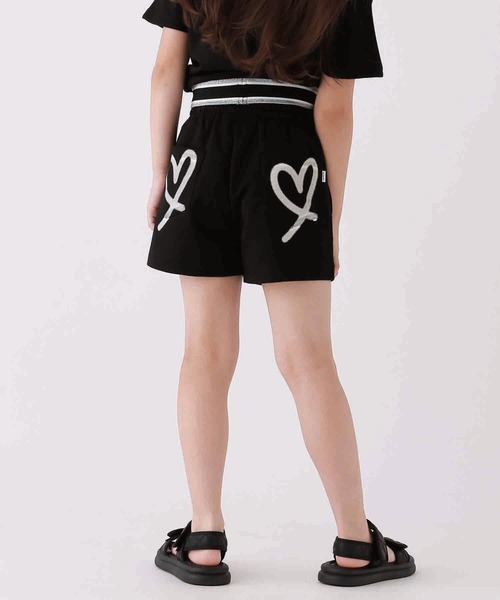 10C REPIPI（ジューシーレピピ）の「【10C REPIPI】BACKハートスプレーショートパンツ（その他パンツ・キッズ・グレー/ブラック/カモフラージュ・120cm/130cm/110cm）」の2枚目の写真